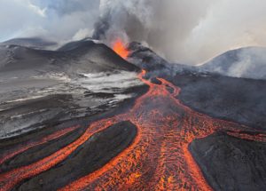 05 Dec 2012, Russia --- Tolbachik Volcano erupting, Kamchatka, Russia --- Image by © Sergey Gorshkov/Minden Pictures/Corbis