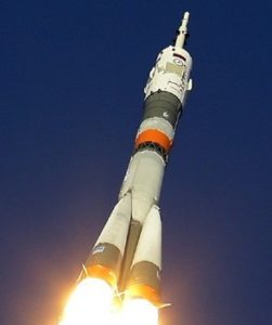 The rocket will take about six hours to reach the ISS, where Peake will live for six months