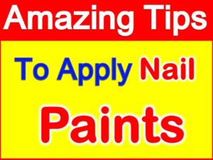 How to apply nail paint