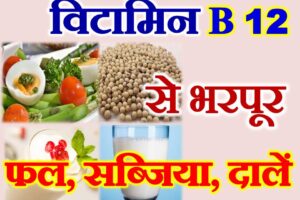 विटामिन B 12 फल सब्जिया दालें Vitamin B 12 Fruits Vegetables and Pulses