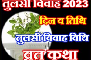 तुलसी विवाह कब है 2023 में Tulsi Vivah Date Time 2023