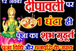 दीपावली लक्ष्मी पूजा का शुभ मुहूर्त व उपाय Diwali Puja Ka Shubh Muhurat 2023  