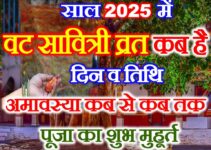 वट सावित्री व्रत 2025 में कब है Vat Savitri Puja 2025 Kab Hai  