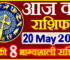 Aaj ka Rashifal in Hindi Today Horoscope 20 मई 2024 राशिफल