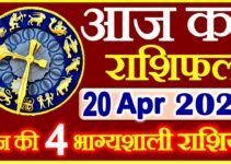 Aaj ka Rashifal in Hindi Today Horoscope 20 अप्रैल 2021 राशिफल
