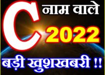 C नाम राशिफल 2022 | C Name Horoscope Prediction 2022     