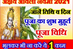 अक्षय आँवला नवमी 2021 Akshay or Amla Navami 2021 Date