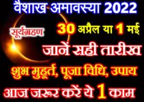 वैशाख अमावस्या 2022 Vaishakh Amavasya Date Time Puja Vidhi 2022  