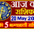 Aaj ka Rashifal in Hindi Today Horoscope 20 मई 2022 राशिफल