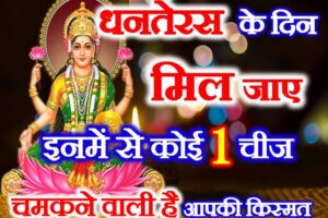 धनतेरस 7 चीजों का मिलना होता है शुभ Dhanteras Gift for Good Luck