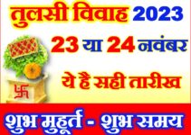 तुलसी विवाह 2023 शुभ मुहूर्त Tulsi Vivah 2023 Shubh Muhurat
