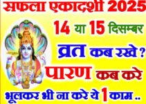सफला एकादशी कब है 2025 Saphala Ekadashi Kab Hai 2025 सफला एकादशी कब है 2025 Saphala Ekadashi Kab Hai 2025